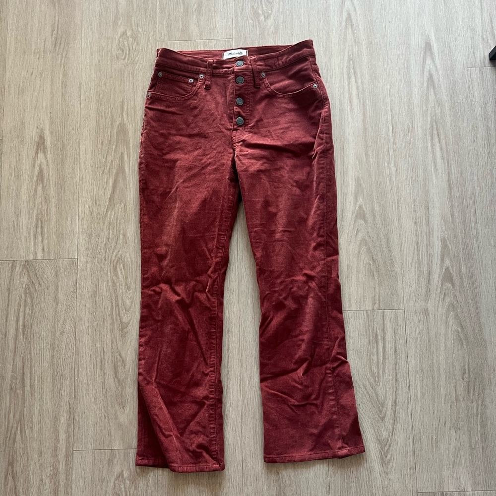 Madewell Cali Demi Boot Corduroys